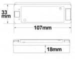 SYS-ECO FUNK-EMPFÄNGER / PUSH-DIMMER, 1X8A, 5-36V DC