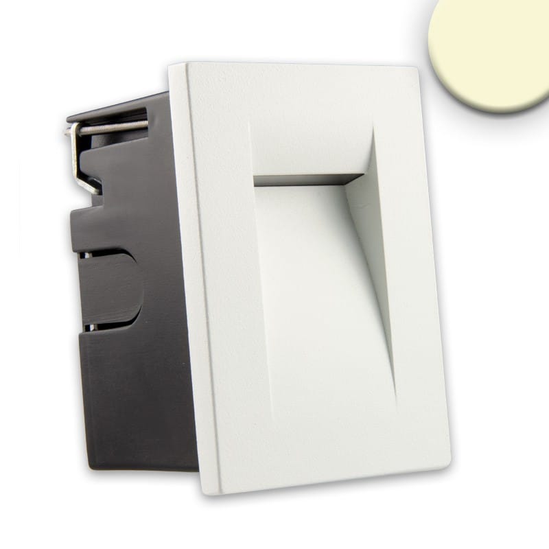 Wandeinbauleuchte IP65 3W weiß