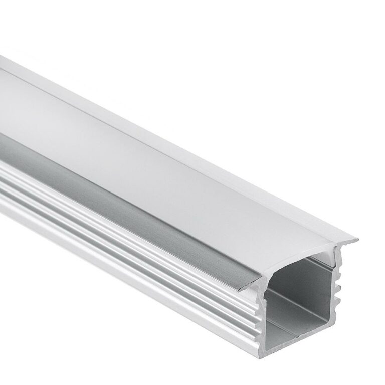 PL3 LED EINBAU-Profil 200 cm, hoch/Flügel, LED Stripes max. 12 mm