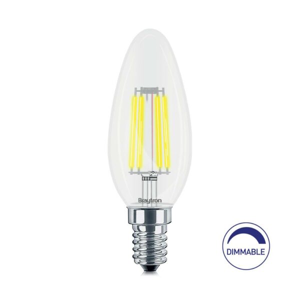 LED Leuchtmittel E14 Fillament | 4 Watt | 2700K | 470 Lumen | Dimmbar