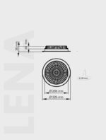 Einbauleuchte OD 710-3 |Ã 22.5mm | 30 Watt