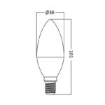 LED Leuchtmittel E14 | 6,5 Watt | 560 Lumen