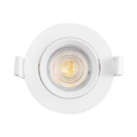 LED Einbauspot 5 Watt | Rund ⌀ 0.85 cm | weiß |Schwenkbar