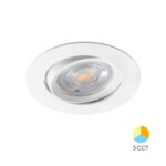 LED Einbauspot 5 Watt | Rund ⌀ 0.85 cm | weiß |Schwenkbar