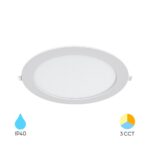 LED Panel Einbauleuchte rund 18 Watt | 1760 Lumen | ⌀ 229 mm | 3 CCT