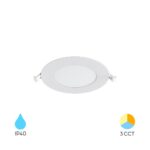 LED Panel Einbauleuchte rund 6 Watt | 470 Lumen | ⌀ 128 mm | 3 CCT