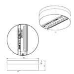 3 Phasen Aufbaudose Fixpoint weiß