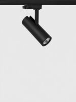 3 Phasen LED Schienenstrahler, OR 1020-60, Schwarz, 3000K, 10W